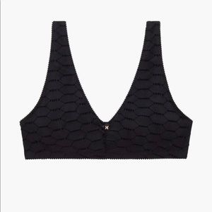 New w/ Tags Savage X Fenty Flocked Logo Bralette